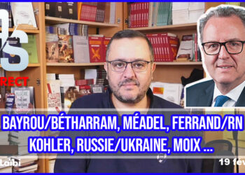 Actu Scalpel 19 fév. 25 : Bayrou/Bétharram, Méadel, Ferrand/RN, Kohler, Russie/Ukraine, Moix …