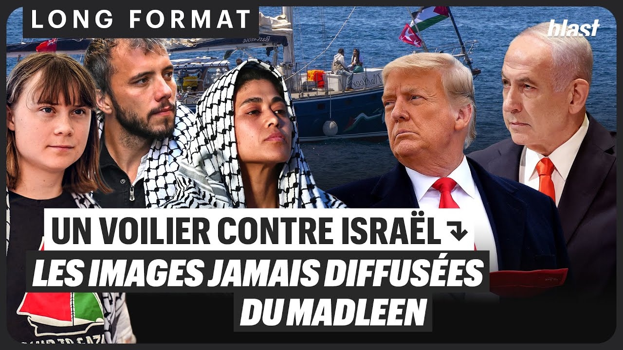 Un voilier contre l’israël : les images jamais diffusée du Madleen