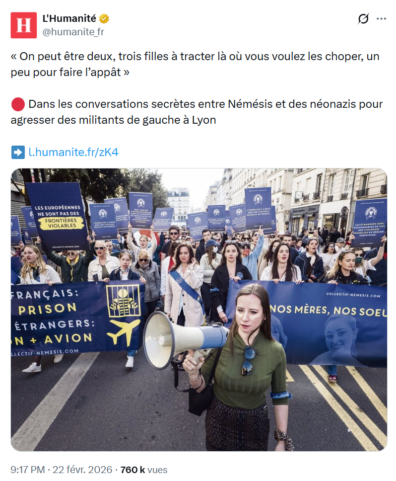 Embuscades Némésis : « On peut être deux, trois filles à tracter là où vous voulez les choper, un peu pour faire l’appât »