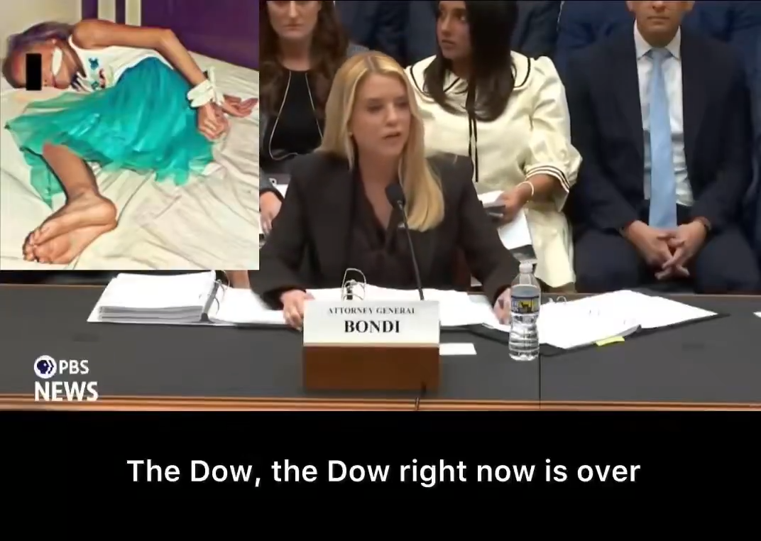 Pam Bondi parle de gains boursiers lors de son témoignage sur sa dissimulation du trafic d’enfants d’Epstein !