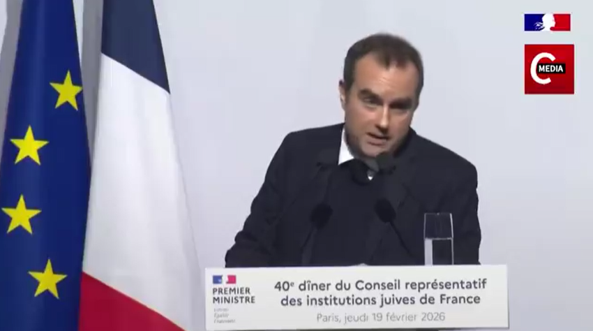 « Employer le mot génocide est une arme politique » selon Lecornu au 40e dîner du Crif