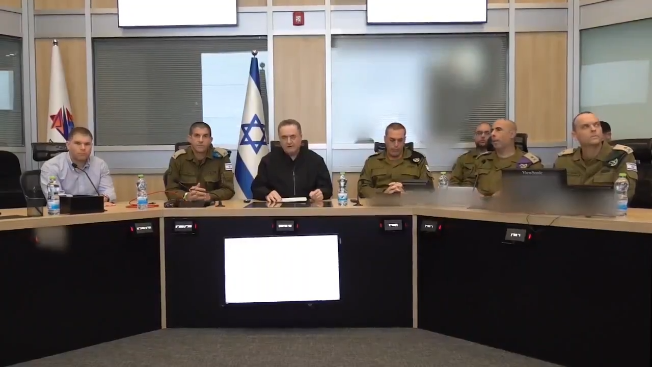 Dernières images du cabinet de sécurité « israélien » sans Netanyahu !
