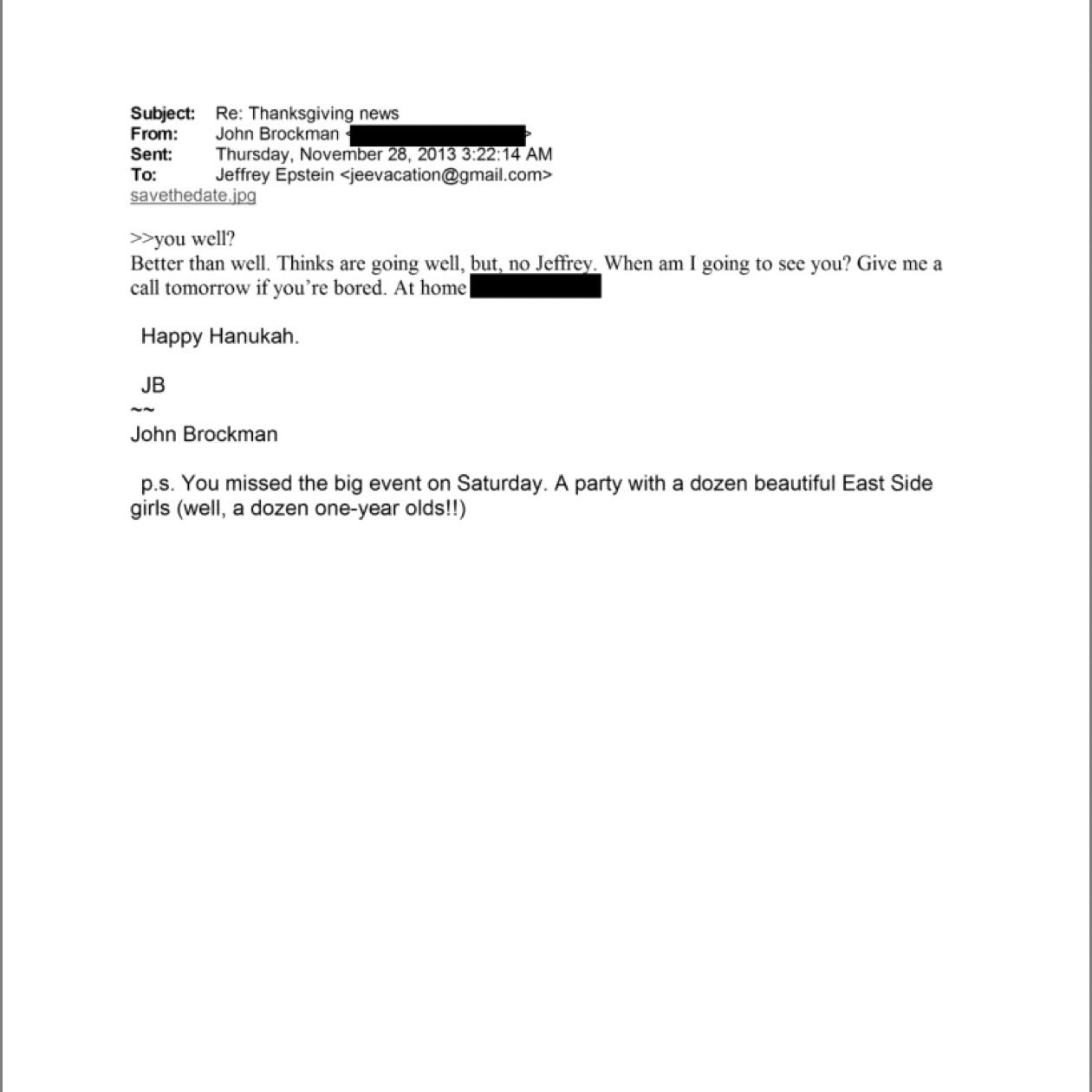 Email Epstein : la blague glauque sur des « bébés d’un an » qui choque tout le monde sauf les médias !