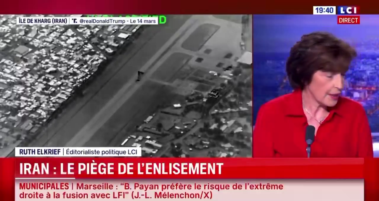 La sayanette Ruth Elkrief affirme sur LCI que le régime iranien représente les nazis d’aujourd’hui