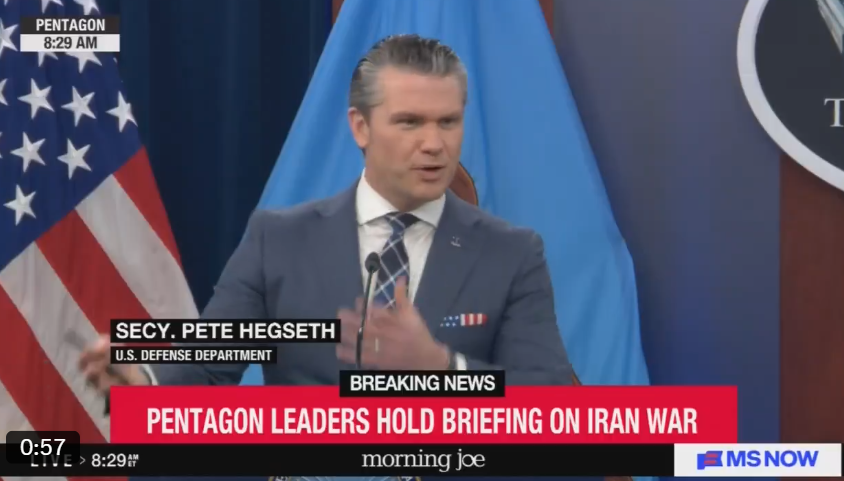 Le Pentagone réclame 200 milliards de dollars pour continuer la guerre contre le « méchant » Iran