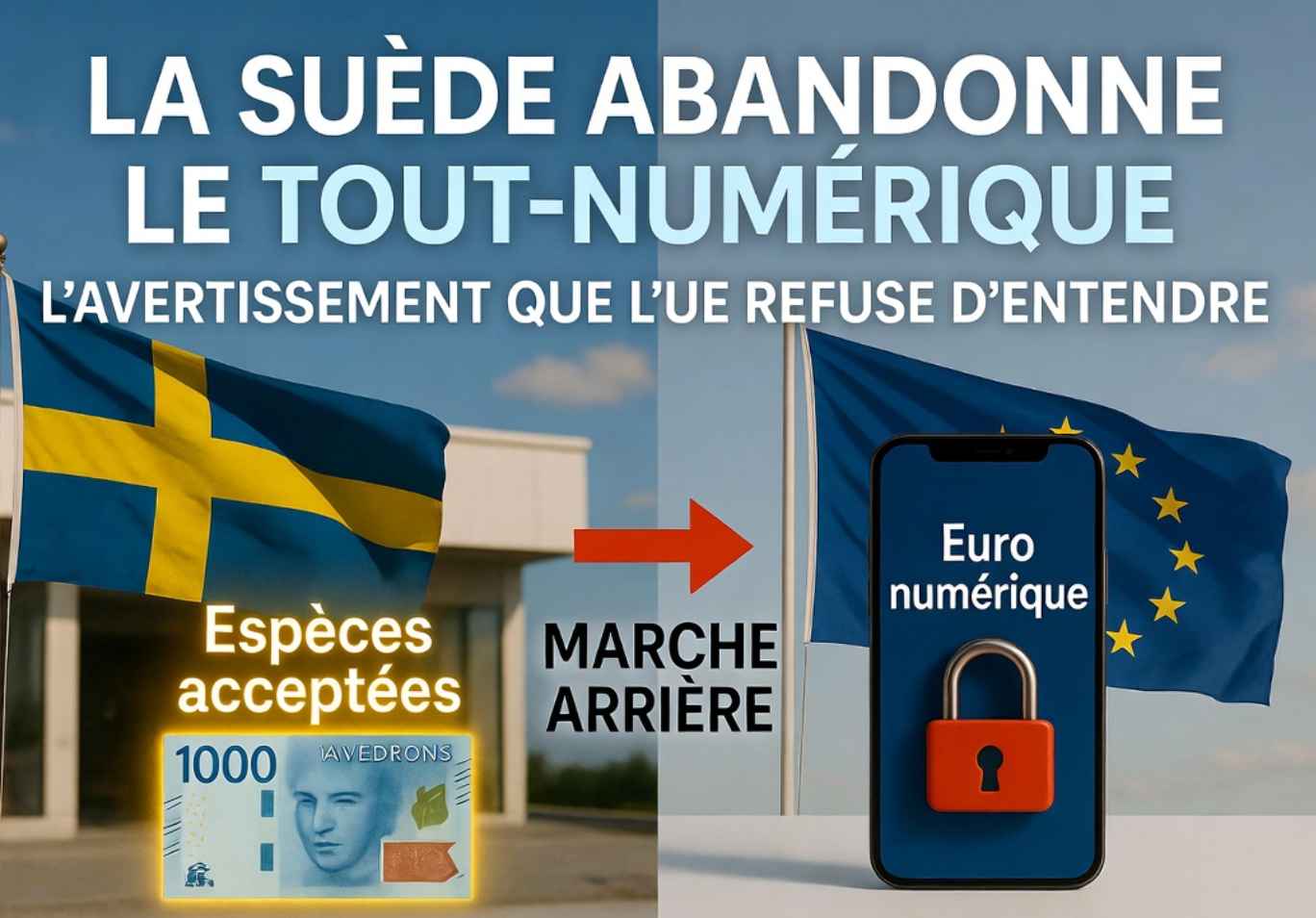 Paiements électroniques : la Suède fait machine arrière sur la disparition de l’argent liquide